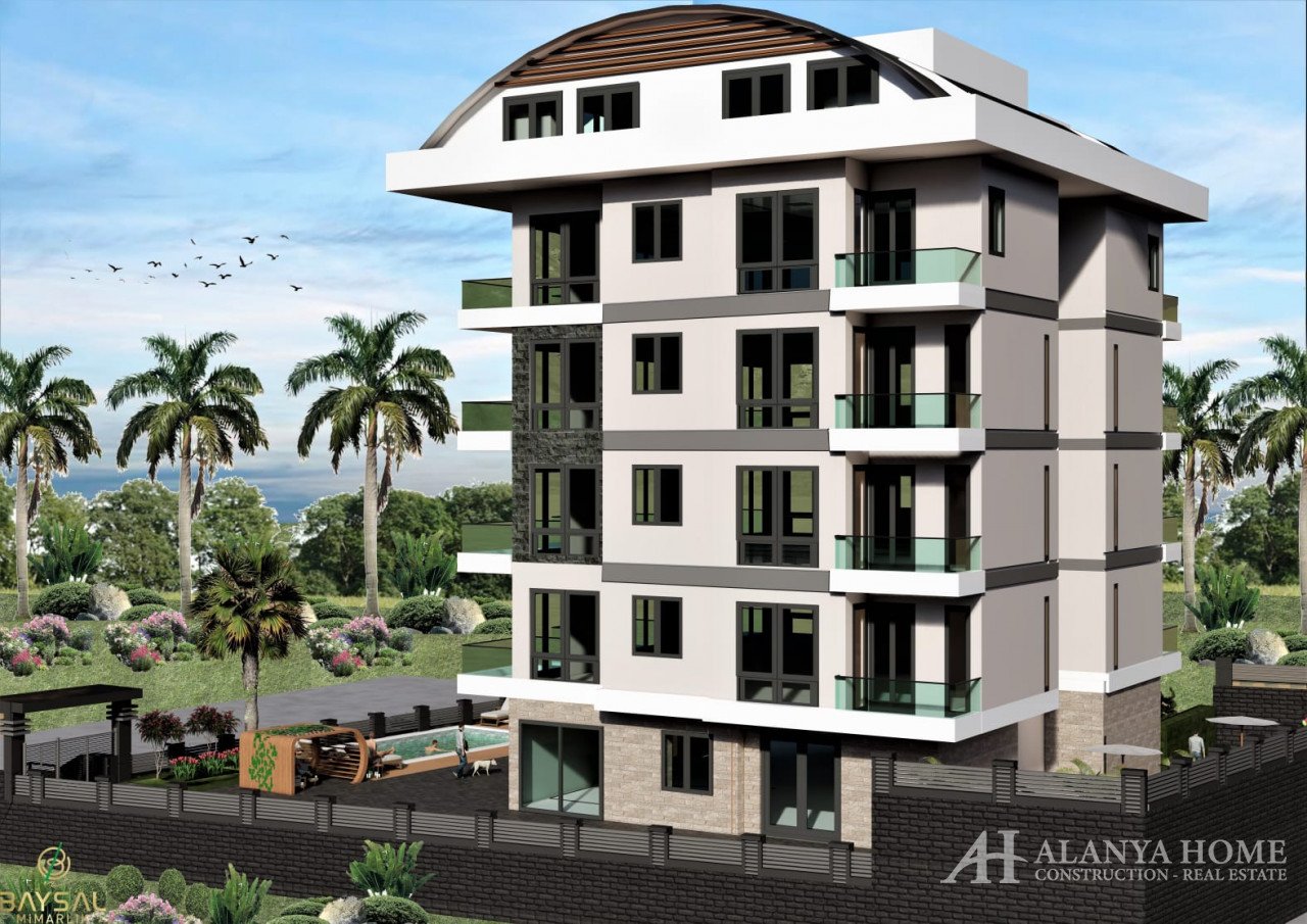 Апартаменты на продажу в Эдис Морганите Резиденция в Пайаллар Алания Анталия Турция