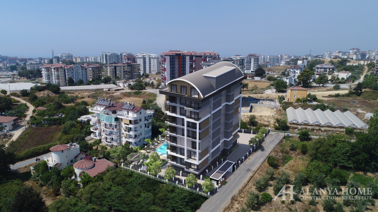 Фото покупка продажа недорогая квартира в доме жилом комплексе с видом на город Алания Хоум Анталия 