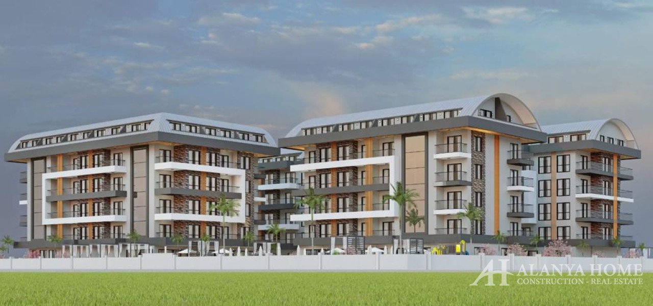 Продается квартира 1+1 в комплексе Sea Pearl в Оба Аланья Анталия Турция