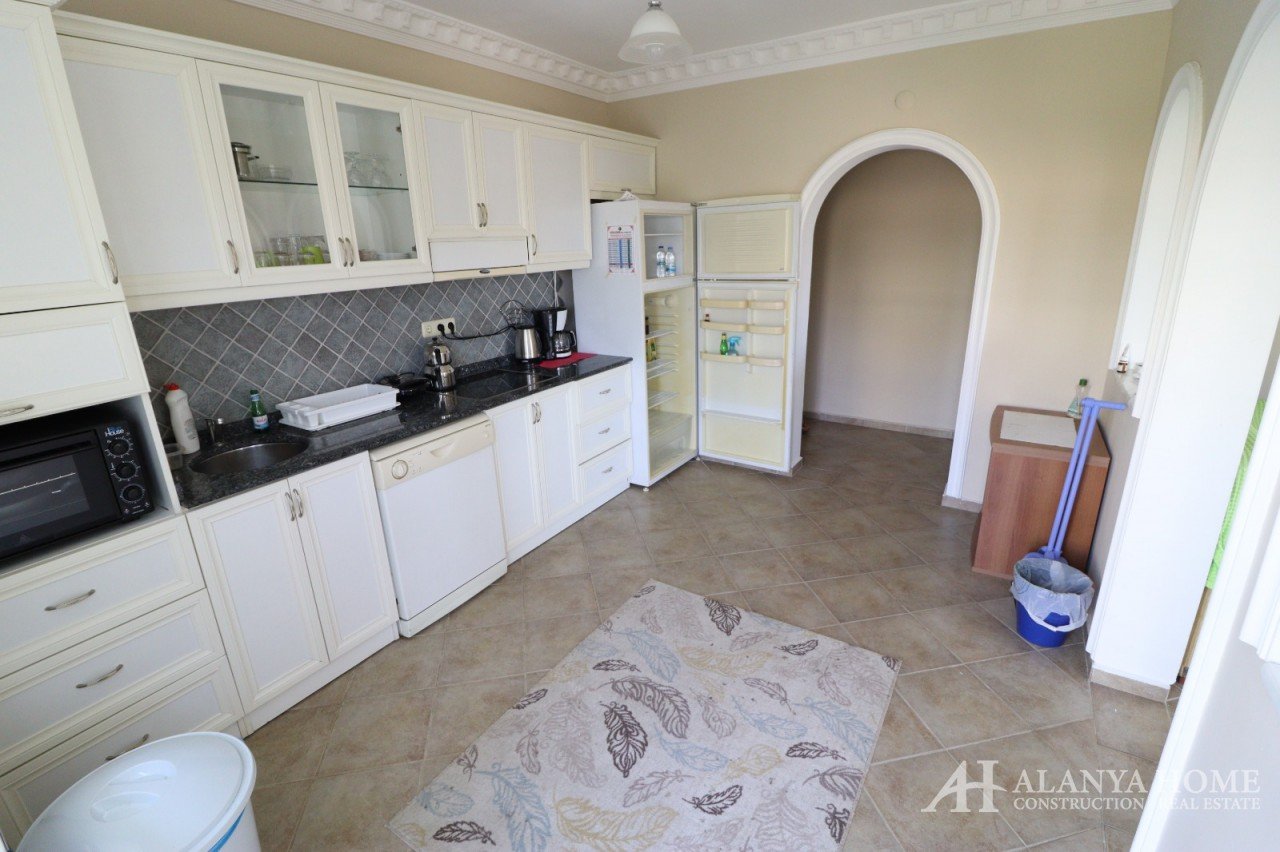 Alanya Garden Palas Kestelde deniz manzaralı konforlu 2+1 daire