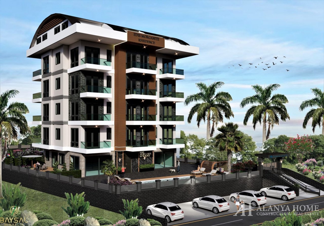 Апартаменты на продажу в Эдис Морганите Резиденция в Пайаллар Алания Анталия Турция