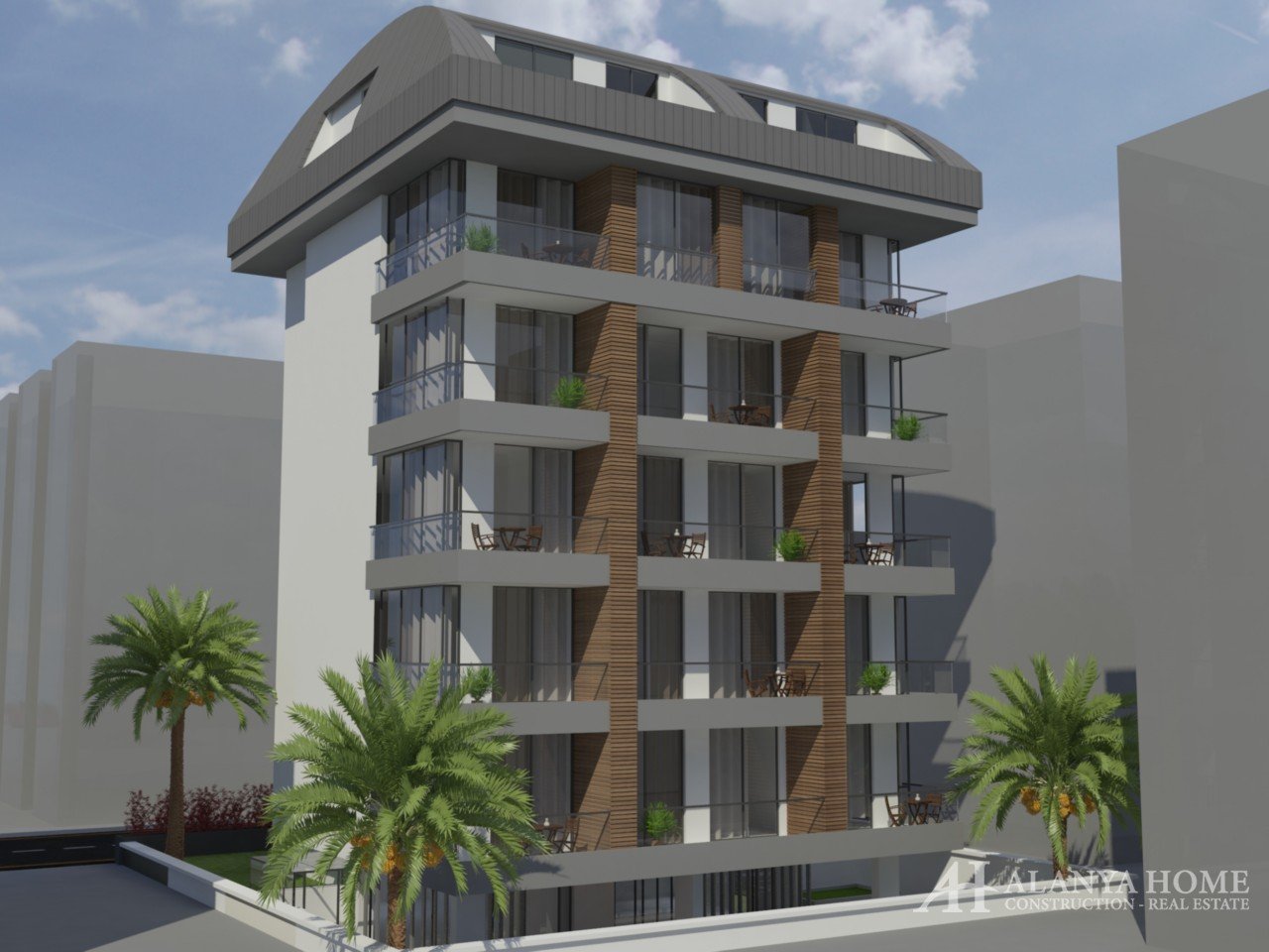 Keykubat Crown Center Alanya Antalya Turkey purchase sale property of a furnished one-bedroom apartm