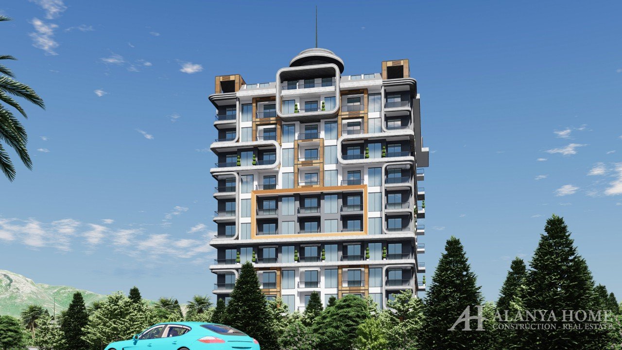 Гранд Каптан Тосмур Аланья Анталия Турция покупка продажа меблированной двухкомнатной квартиры в нов