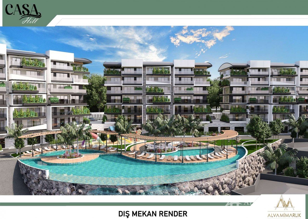 КВАРТИРЫ В КАСА-ХИЛЛЗ КАРГЫДЖАК АЛАНИЯ АНТАЛИЯ ТУРЦИЯ КУПИТЬ КУПИТЬ