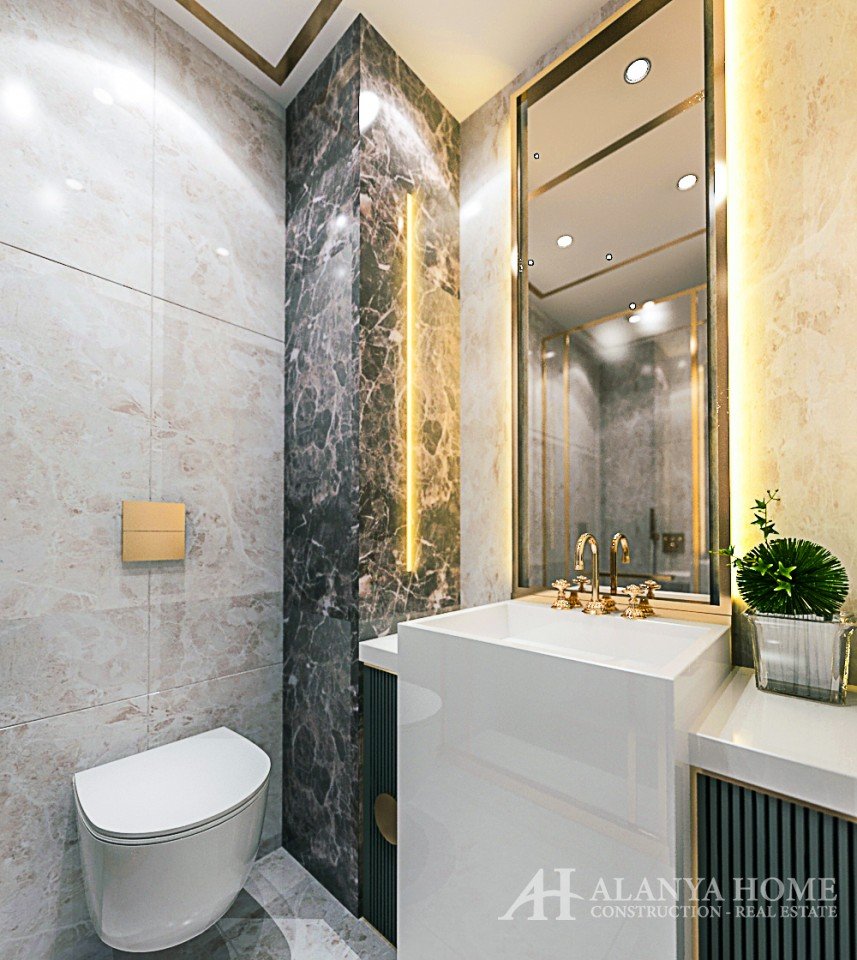 Фото купить продать недорогая трехкомнатная квартира недвижимость с ремонтом 2+1 Алания Хоум Анталия