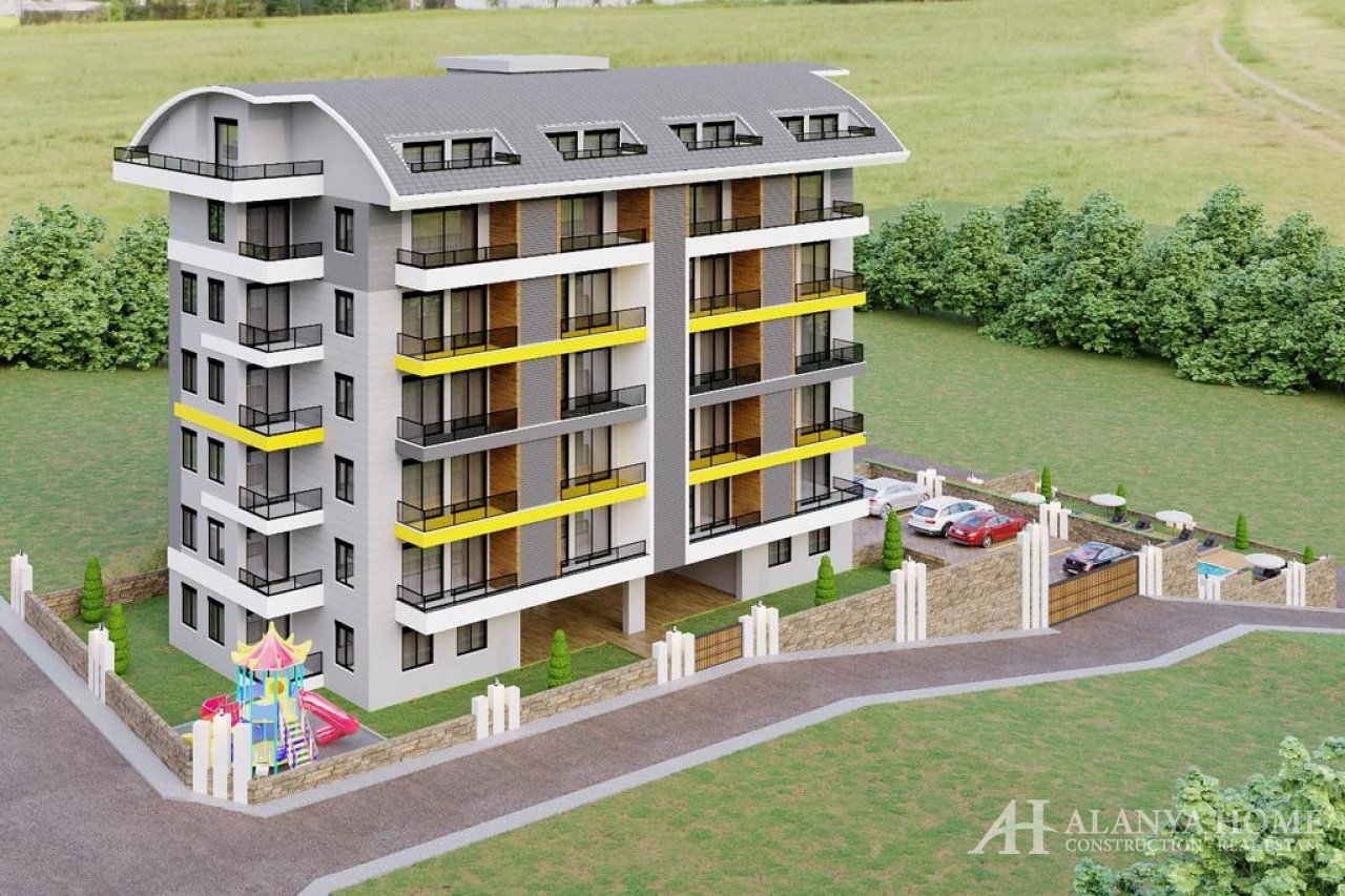 Life Hill Residance Avsallar Alanya Alanya أنطاليا تركيا بيع شراء شقة بالتقسيط في مبنى جديد من المطو