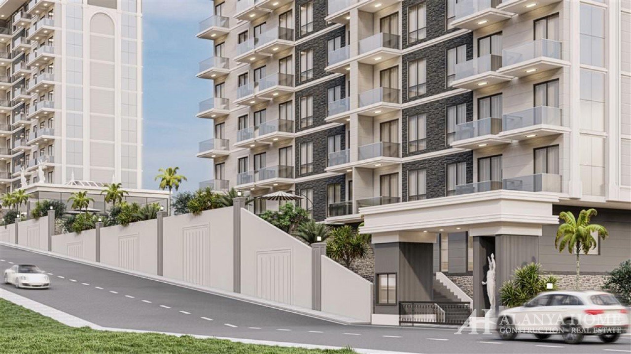 НОВЫЙ ПРОЕКТ ДОМ КОМПЛЕКС В АЛАНИИ ТУРЦИИ ОТ ЗАСТРОЙЩИКА НОВОСТРОЙКА