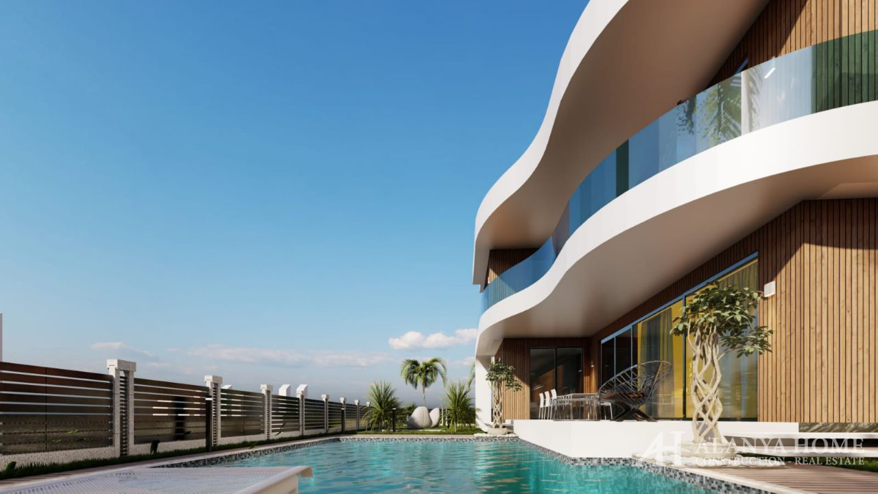 Kizilcaser Forest Village Oba Alanya Antalya Turkey purchase sale property of a furnished one-bedroo