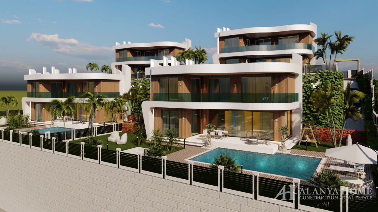 Kizilcaser غابة قرية أوبا ألانيا أنطاليا تركيا شراء عقار بيع شقة مفروشة بغرفة نوم واحدة في خطة جديدة