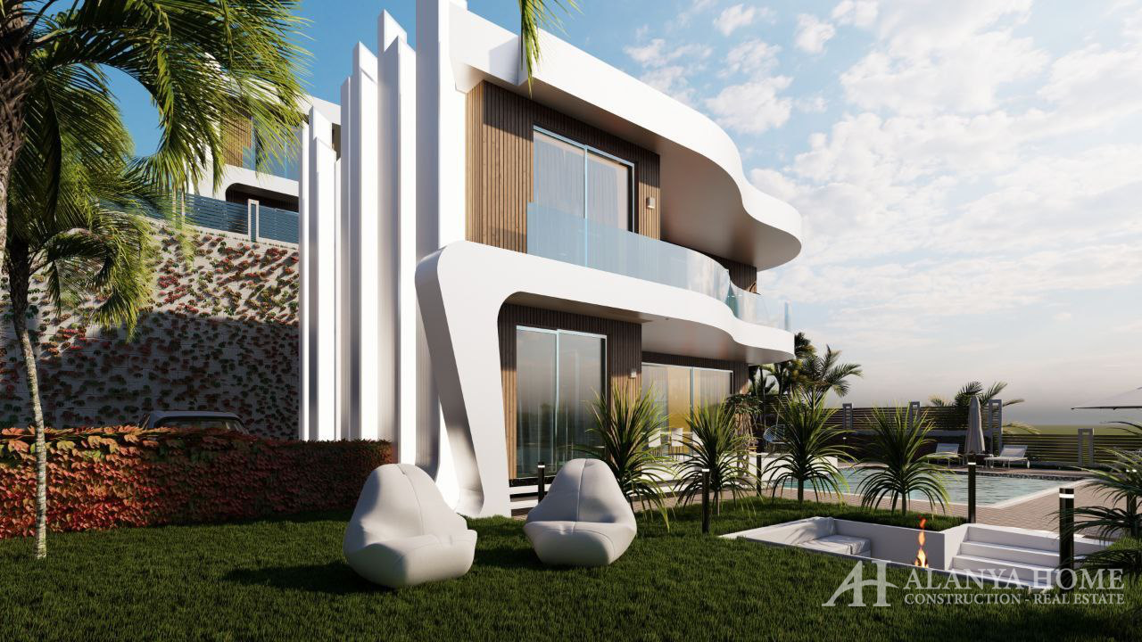 Kizilcaser Forest Village Оба Алания Анталия Түркияда теңіз көрінісі бар теңіздің жанында құрылыс са