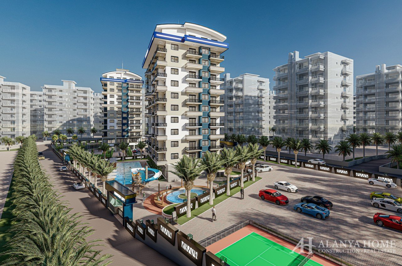 Diamond Loft Avsalar Alanya Antalya Türkei Fotokauf Verkauf einer möblierten Wohnung in Raten in ein