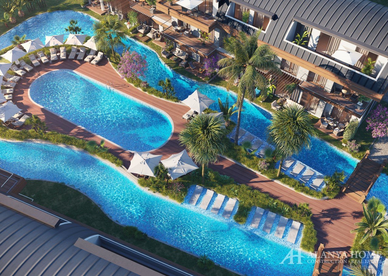 Die Maris Avsallar Alanya Antalya Türkei Fotoverkauf kaufen möblierte Wohnung in Raten in einem Neub