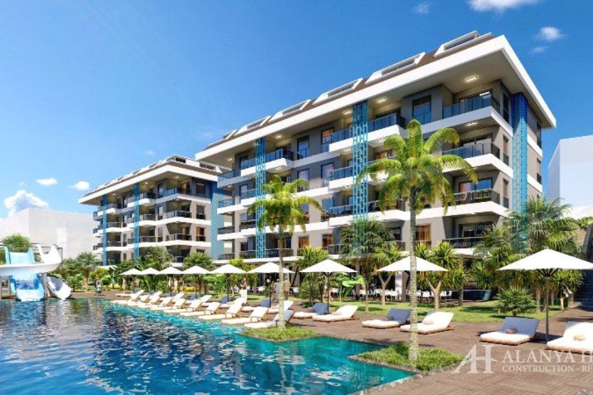 Роскошный комплекс Calypso Residence Kestel с концепцией пятизвездочного отеля, расположенный в Кест