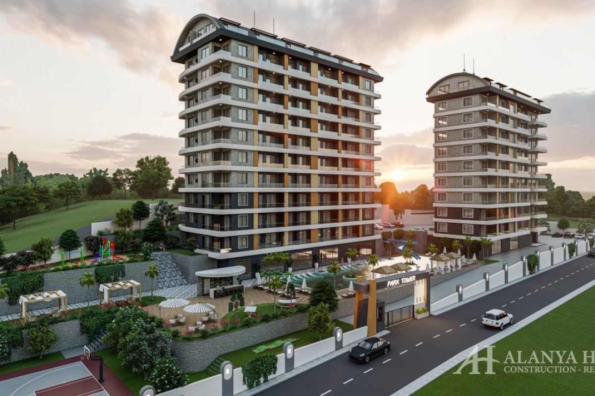 Park Tower Avsallar Alanya Antalya Turkey Photo sale purchase of a furnished apartment housing in in