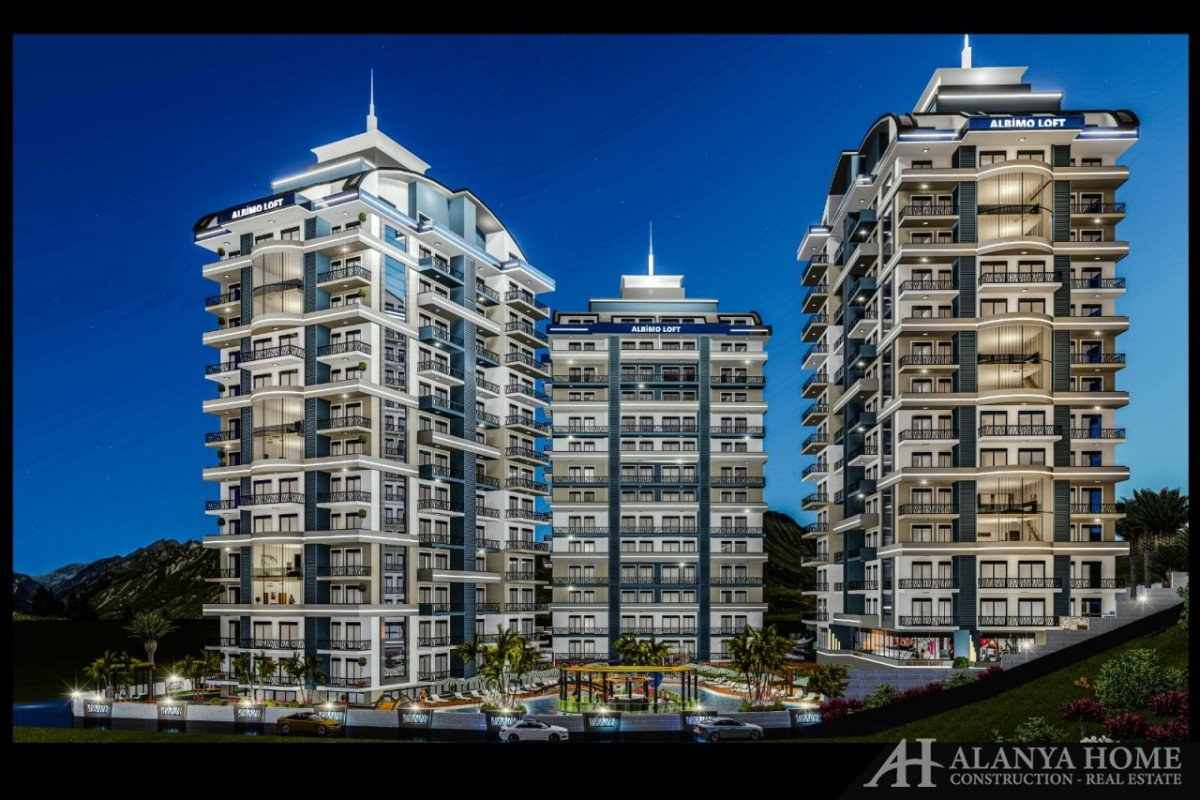 AHM-Albimo Mahmutlar Alanya Antalya Turkey purchase sale property of a furnished one-bedroom apartme