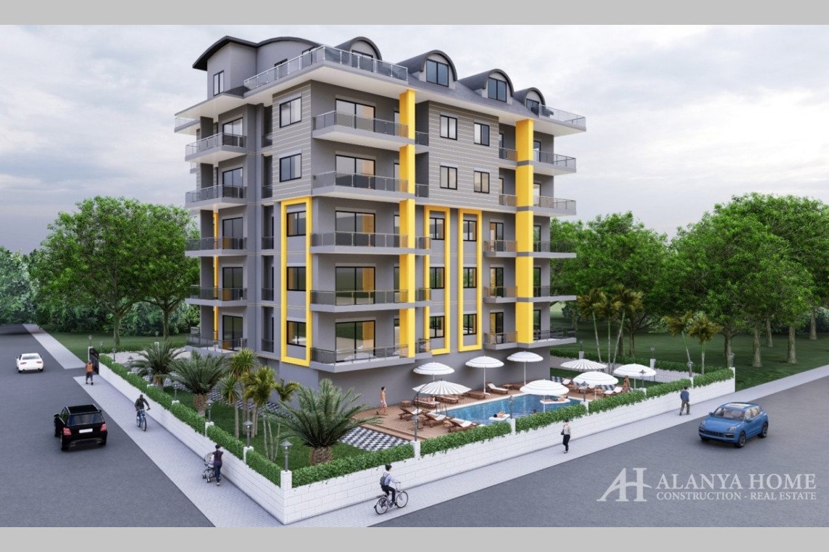 BUY APARTMENT IN Pİ LİFE RESİDENCE AVSALLAR ALANYA ANTALYA TURKEY buy sell rent