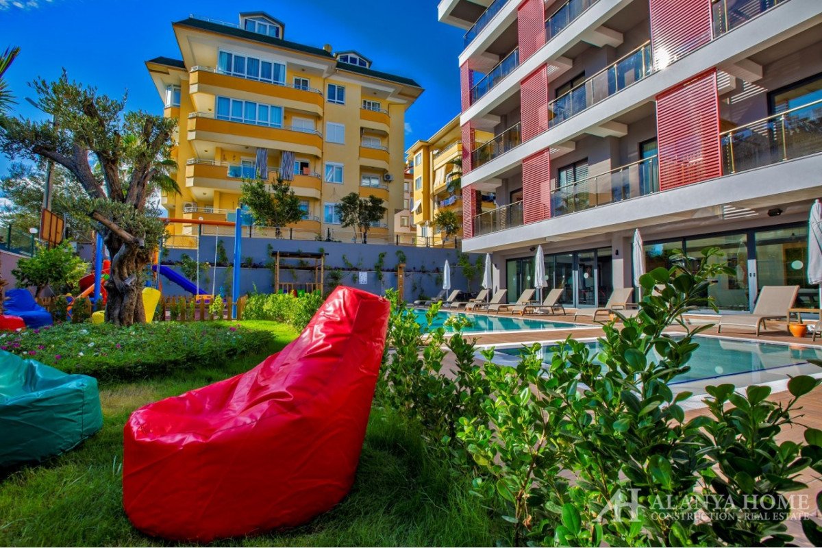 Cleopatra Sultan Center Alanya Antalya Turkey purchase sale property of a furnished one-bedroom apar