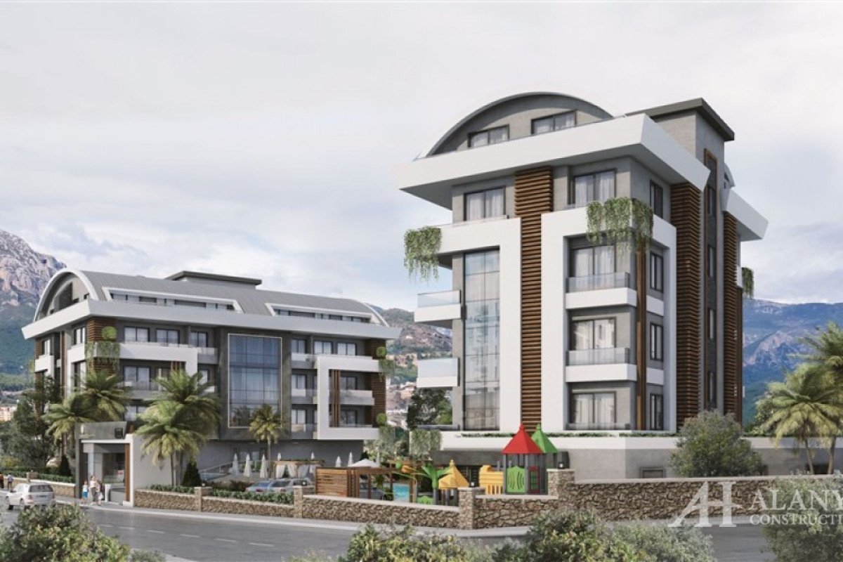 Lotus Garden Oba Alanya Antalya Turkey purchase sale property of a furnished one-bedroom apartment i