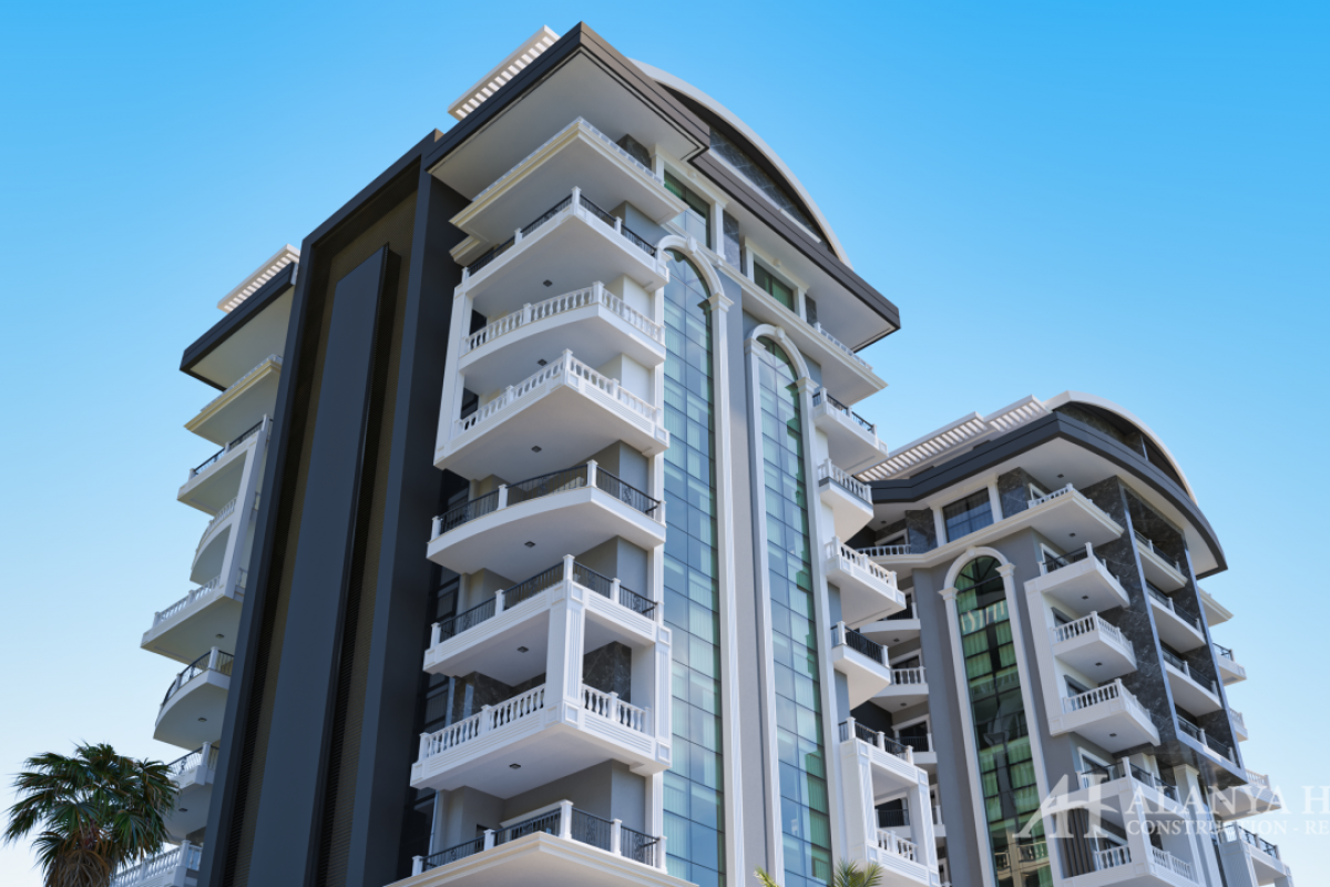 APARTMENTS IN GENESIS TOWERS CENTER ALANYA ANTALYA TURKEY BUY RENT SELL