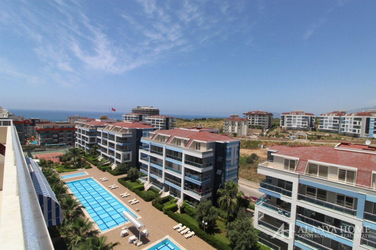 2+1 Apartment for sale in Aura Blue Residence in Alanya Antalya Turkey