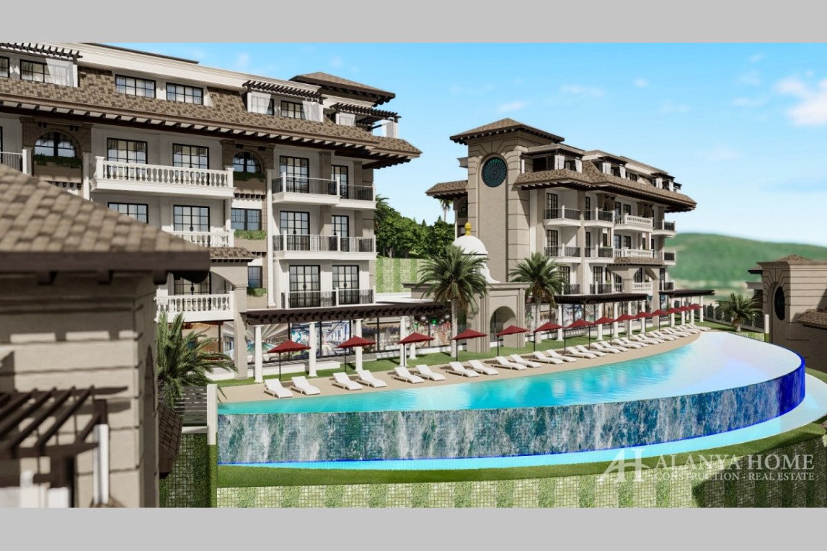 APARTMENTS AND VILLAS IN EXODUS PREMIUM TOWN KARGICAK ALANYA ANTALYA TURKEY BUY RENT SELL