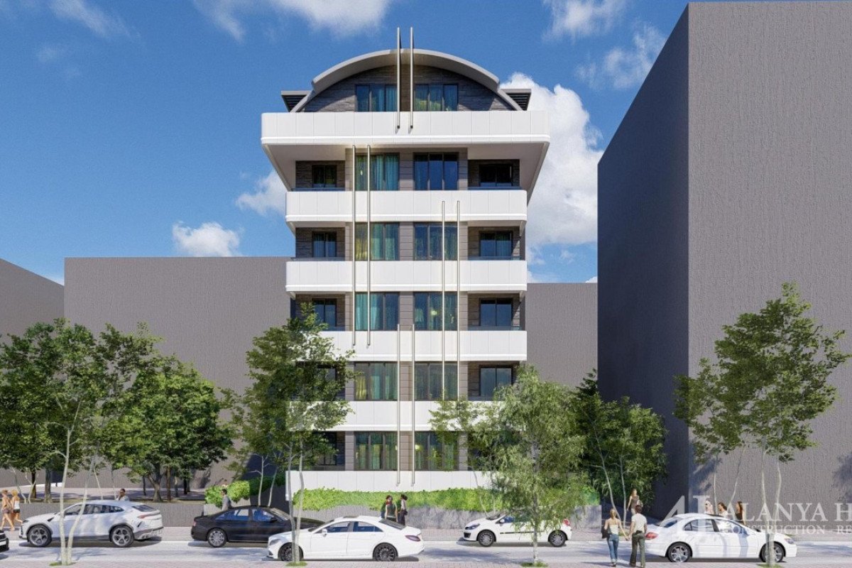 City 7 Center Alanya Antalya Turkey purchase sale property of a furnished one-bedroom apartment in a