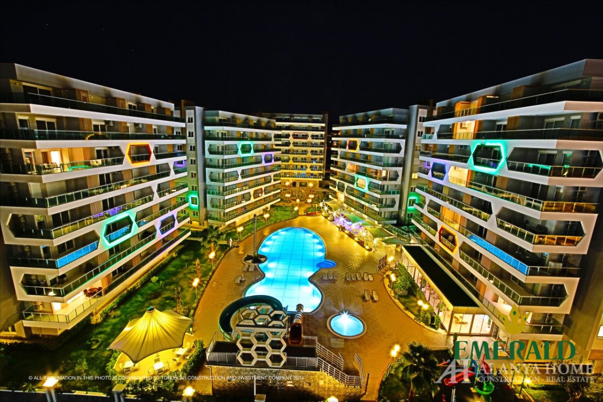 Emerald Park Avsallar Alanya Antalya Turkey purchase sale property of a furnished one-bedroom apartm