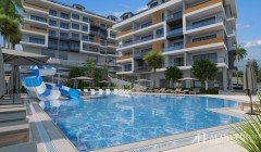 Апартаменты в городе Антарес Hasbahçe Alanya Anatalya Turkey