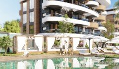 Panorama Prime Kestel Alanya Antalya Türkiye deniz manzaralı yenilenmiş bir geliştiriciden yeni bir 