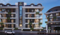 Begonia Garden Haluk Bey Oba Alanya Antalya Turkey purchase sale property of a furnished one-bedroom