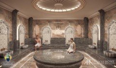 Фото покупка продажа недорогая квартира в доме жилом комплексе с турецкий хамам Алания Хоум Анталия 