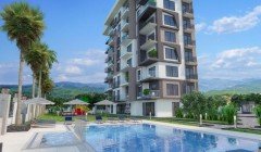 Tekioğlu Demirtaş Alanya Antalya Turkey purchase sale property of a furnished one-bedroom apartment 