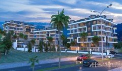 Апартаменты в городе Антарес Hasbahçe Alanya Anatalya Turkey