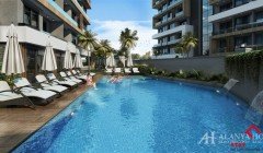 Exodus Garden Residence Avsalar ألانيا أنطاليا تركيا صور شراء بيع شقة مفروشة بالتقسيط في مبنى جديد م