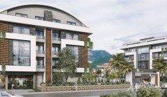 Lotus Garden Oba Alanya Antalya Türkei Kauf Verkauf Eigentum einer möblierten Einzimmerwohnung in ei