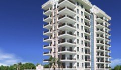 Yenisey Mahmutlar Alanya Antalya Turkey purchase sale property of a furnished one-bedroom apartment 