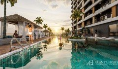 Фото покупка продажа недорогая квартира в доме жилом комплексе с открытым бассейном Алания Хоум Анта