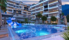 Апартаменты в городе Антарес Hasbahçe Alanya Anatalya Turkey