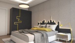 Фото покупка продажа недорогая двухкомнатная квартира 1+1 c просторной спальней Алания Хоум Анталия 
