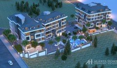 Апартаменты в городе Антарес Hasbahçe Alanya Anatalya Turkey