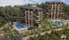 Kingdom Tower Авсаллар Алания Анталия Турция Фото продажа покупка мебелированная квартира жилье в ра