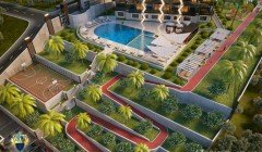 Kingdom Tower Авсаллар Алания Анталия Турция құрылыс салушыдан жаңа ғимаратта пәтерді бөліп төлеуге 