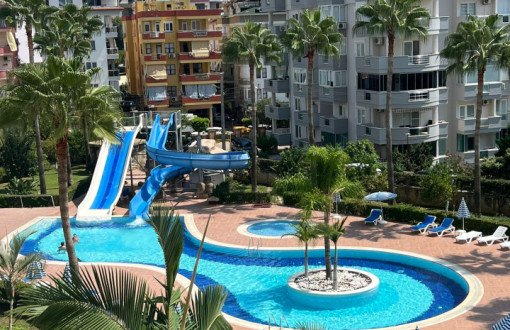 Crystal Garden Residence Permit Eligible 1+1 Apartment For Sale In Cikcilli Alanya