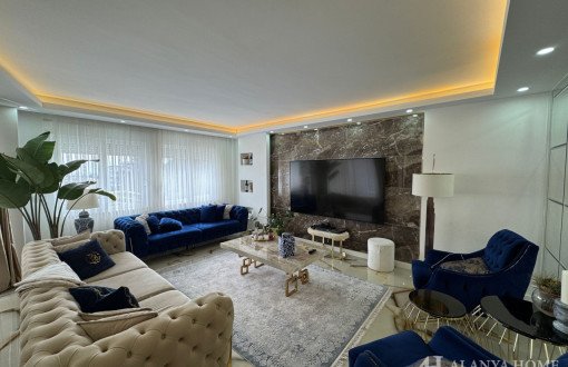 Cikcilli Sea View Furnished 4+1 Duplex Apartment – Alanya For Sale