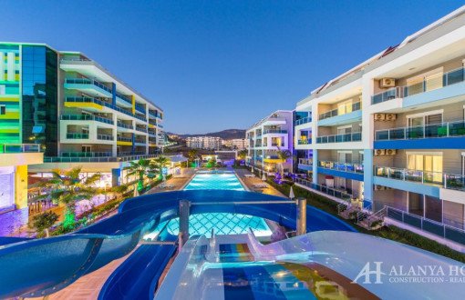 Lory Queen Residence 200M To The Beach Sea View 2+1 Duplex Apartment