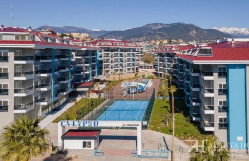 Calypso Residence Sea View Fully Furnished 2+1 Apartment In Alanya Kestel