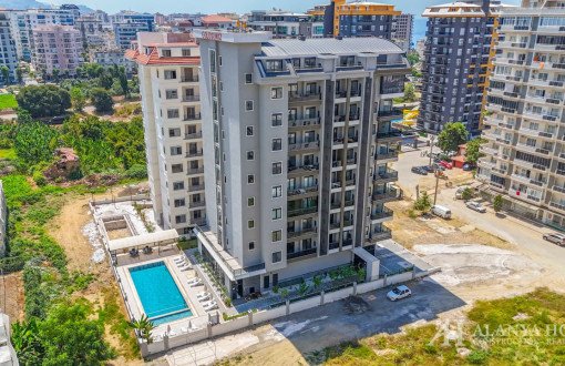 شقة حديثة 2+1 في Goldsun 12 Residence، محموتلار