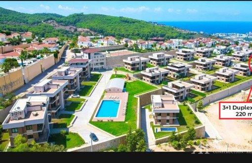 Luks 3+1 Duplex Vila U Avokado Village, Alanya/Kargıcak