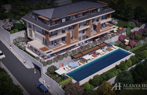 Royal Crown Residence Deniz Manzarali 2+1 Ve 3+1 Daireler