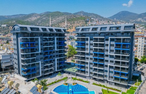 Alanya Merkez’de Eşyalı 2+1 Daire | Konak Twin Towers 3